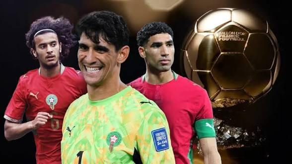 حكيمي وبوعدي وبونو في سباق حفل جوائز الكرة الذهبية اليوم بلندن