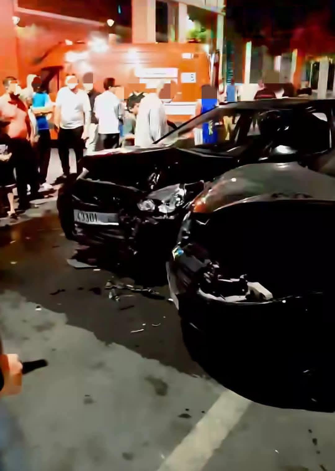 تازة..حادث اصطدام بين سيارتين يستنفر السلطات
