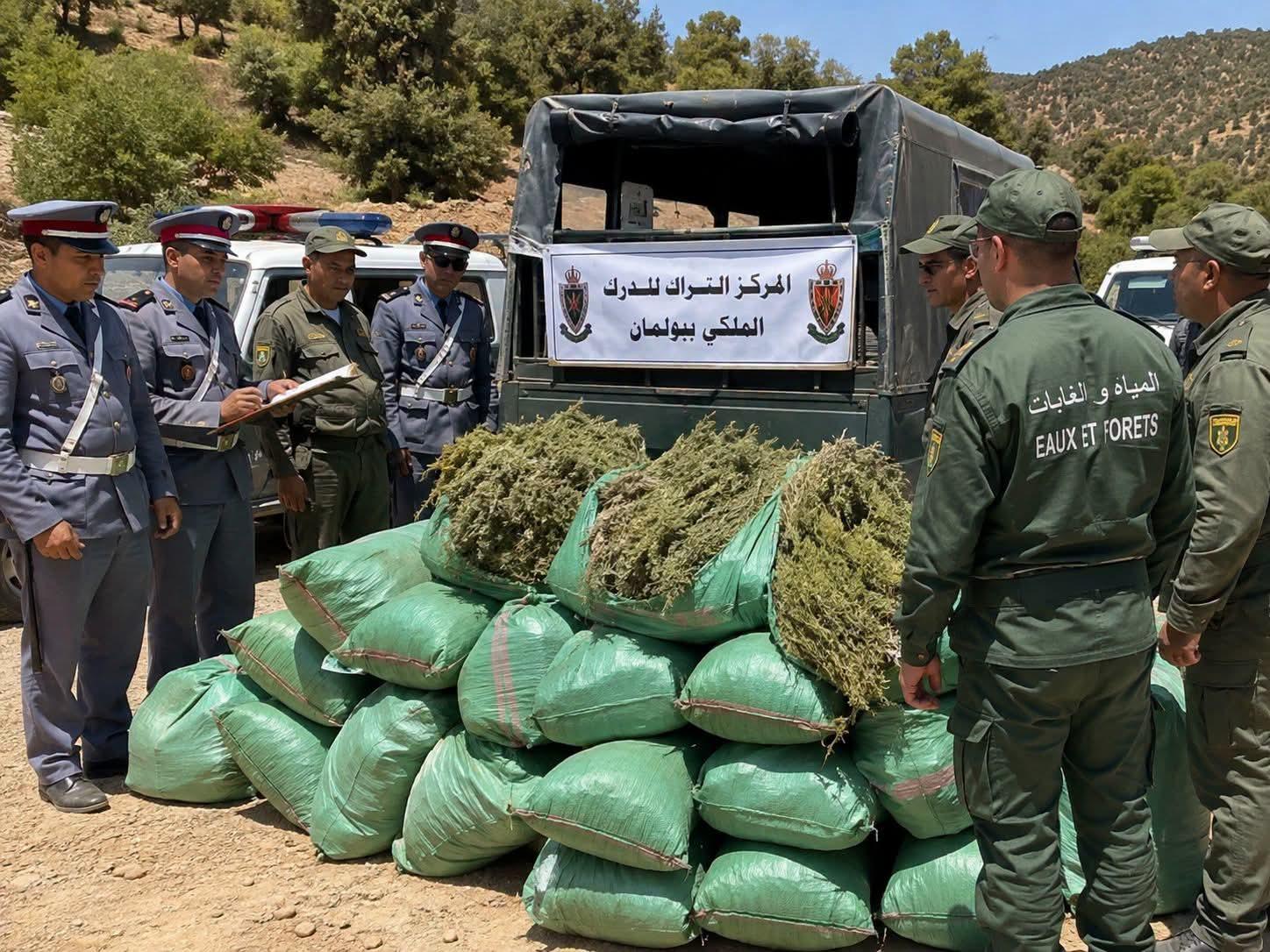 بولمان.. الدرك الملكي يوقف شحنة ضخمة  مهربة من إكليل الجبل