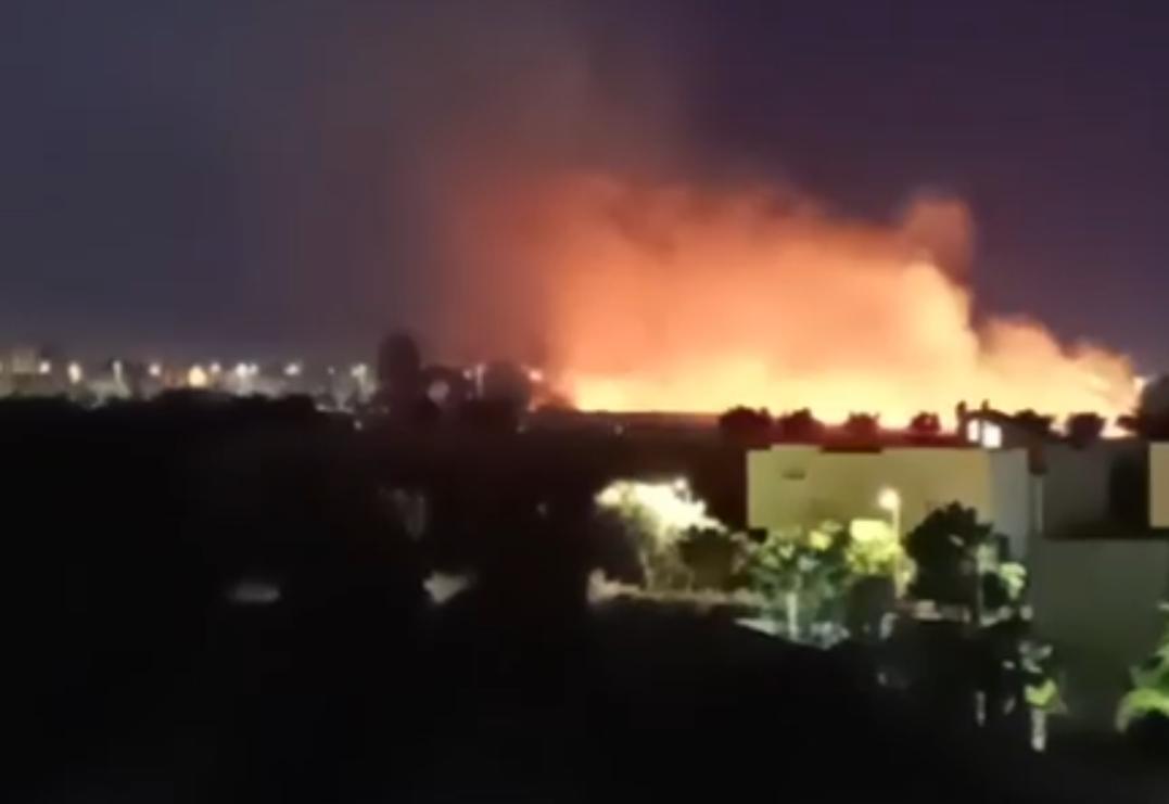 فاس.. حريق مهول يستنفر الوقاية المدنية بطريق عين الشقف