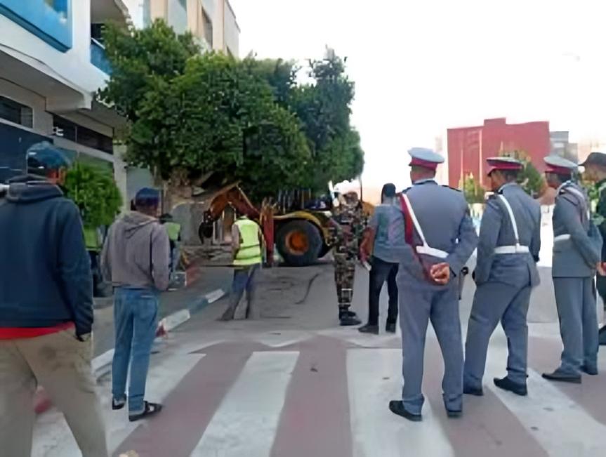 عين الشقف.. حملة واسعة لتحرير الملك العمومي برأس الماء