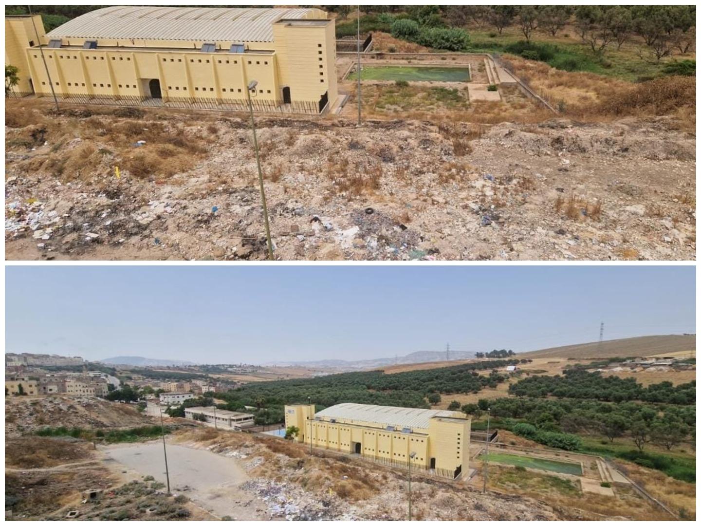 كارثة بيئية تحاصر القاعة المغطاة عوينات الحجاج بفاس وسط مطالب بالتدخل