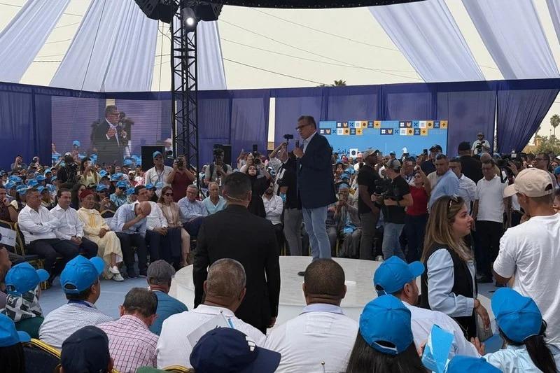 من الخميسات أخنوش يرد على جدل استيراد الأغنام ويستعرض حصيلة الحكومة